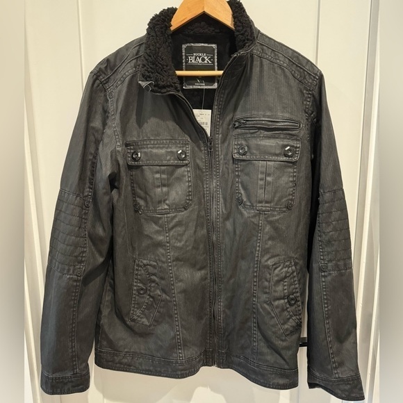 Buckle black Misunderstood Jacket size medium M coat y2k I - Picture 5 of 10